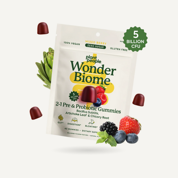 PlantPeople WonderBiome Pre and Probiotic Gummies | Kerwell