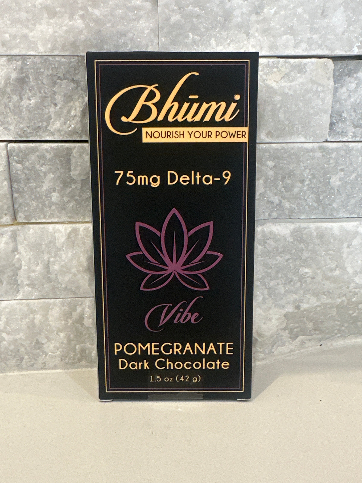 Bhumi 10mg Delta 9 Pomegranate Dark Chocolate