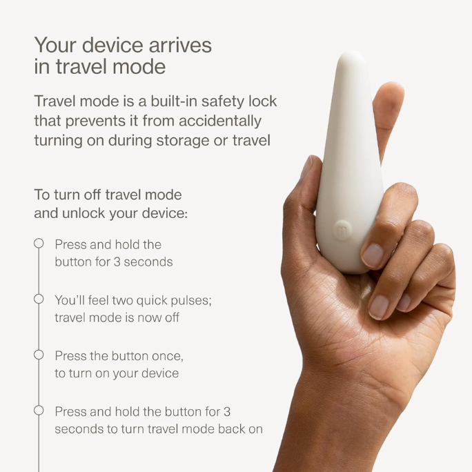 Vibe - Flutter Tip Bullet Vibrator - 3-Speed Discreet External Clitoral Stimulator - Water-Resistant + 100% Platinum-Grade Silicone