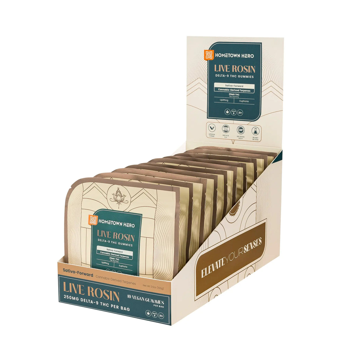 Delta 9 Live Rosin Gummies - Sativa