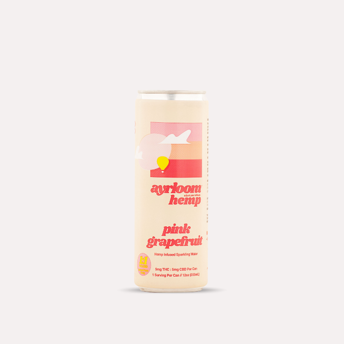 Pink Grapefruit Sparkling Water 1:1 (5mg CBD:5mg THC)