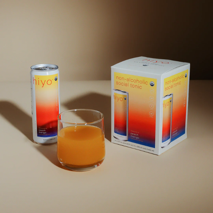 Hiyo Peach Mango Sparkling Tonic | Kerwell