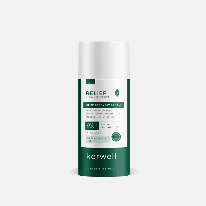 Kerwell Wellness 1oz Relief Pain Cream (CBD:CBG)