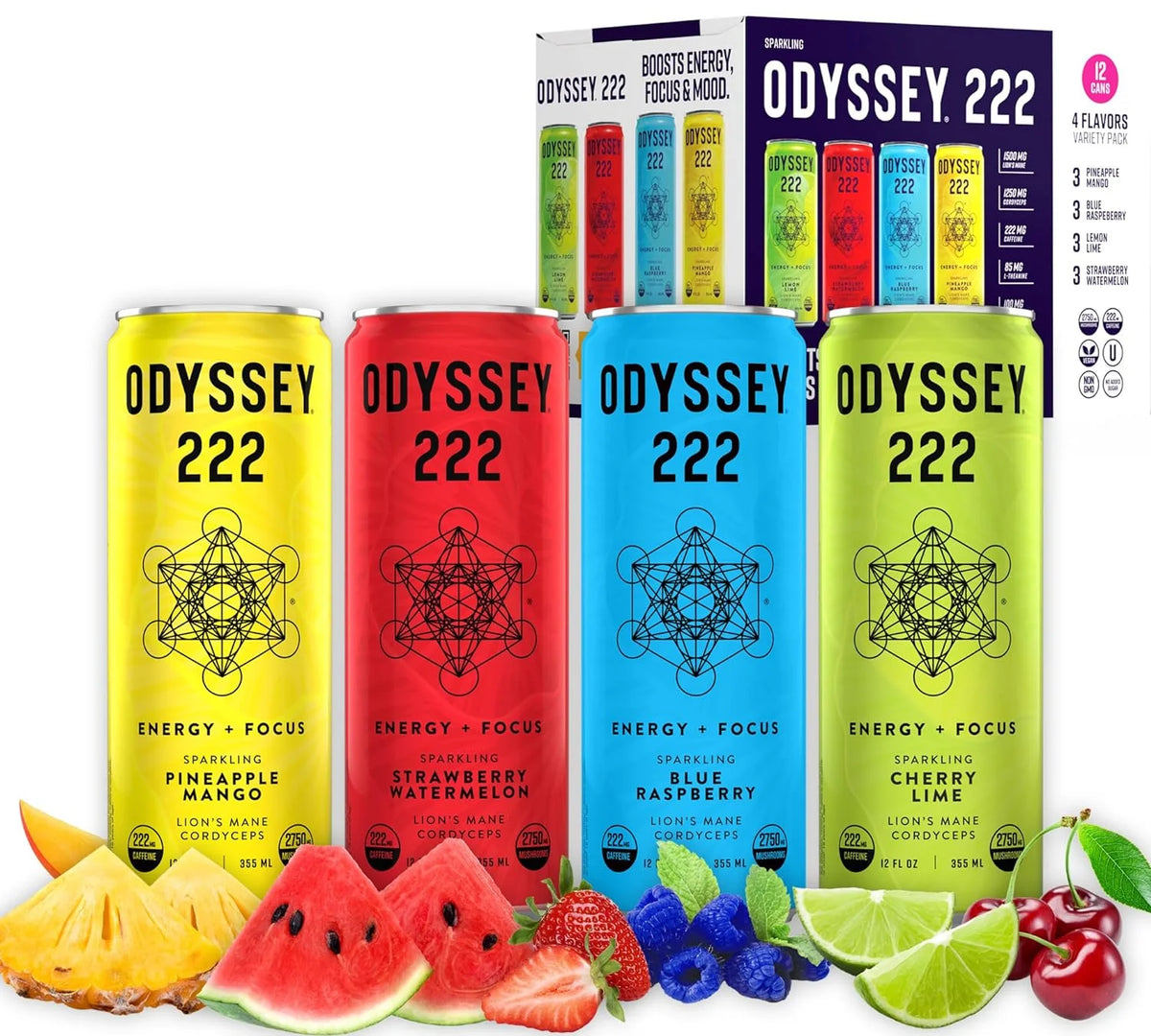 Odyssey Mushroom Elixir - Energy+Focus 222