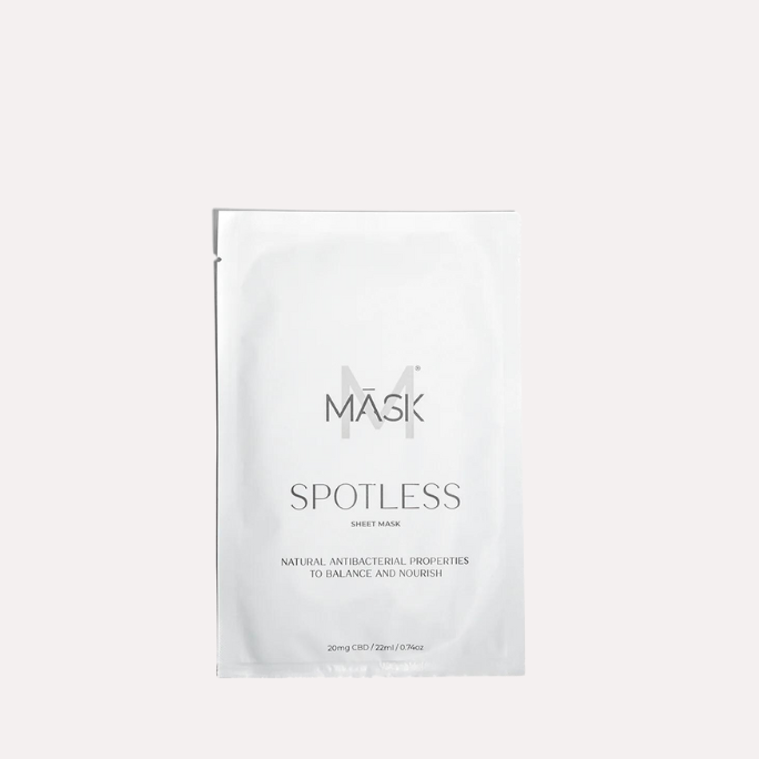 SPOTLESS - Anti-Acne, CBD Sheet Masks For Oily Skin, Mask Skin Care