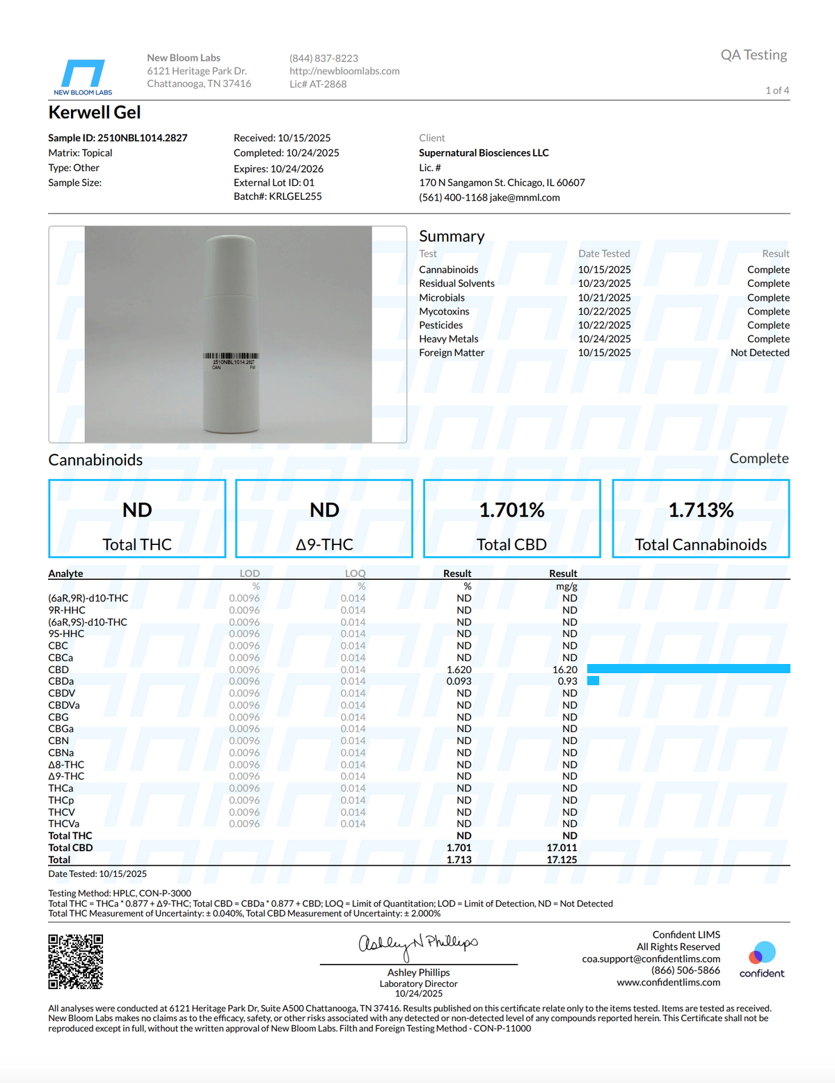 Relief Muscle Gel Roll-on