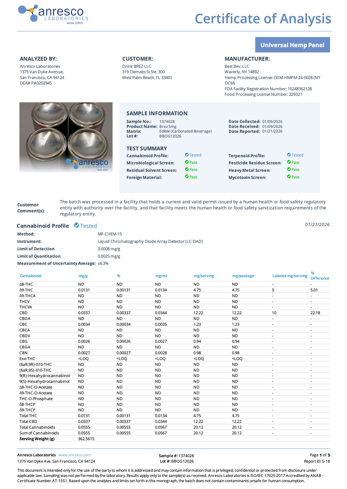 Lemon Elderflower Social Tonic