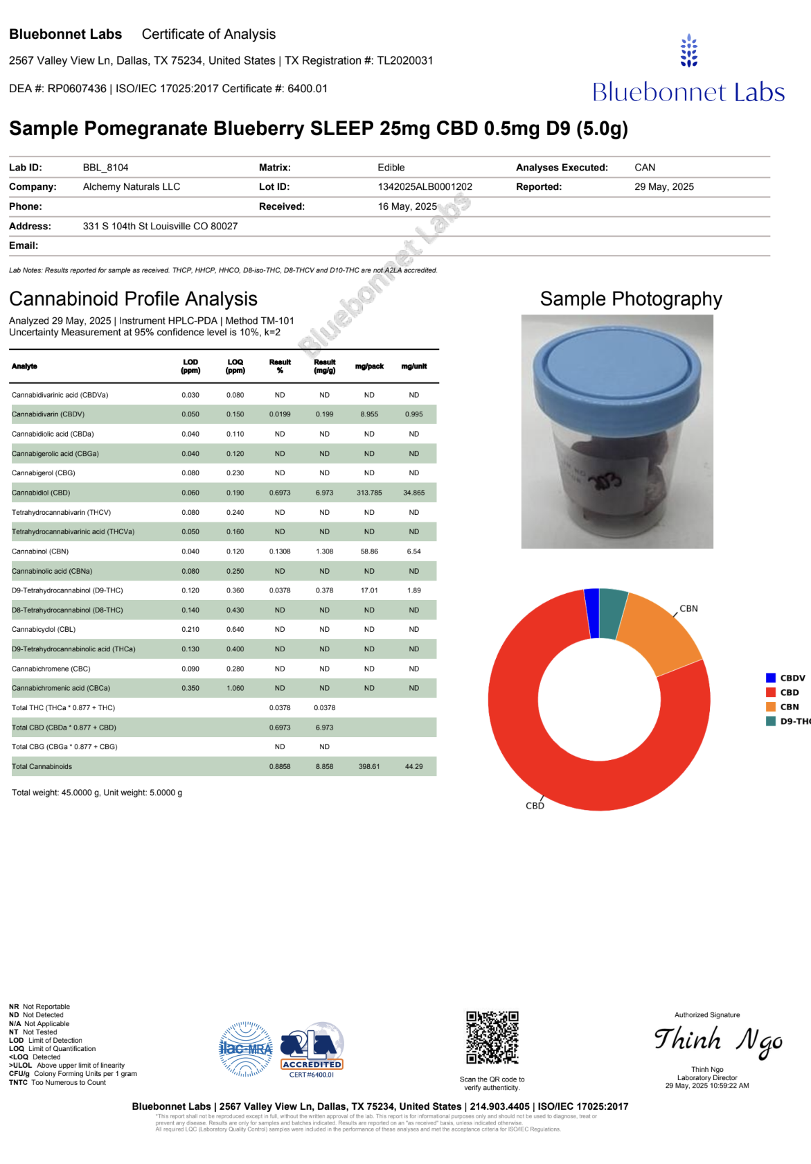 Sleep Gummies +CBN and Passion Flower