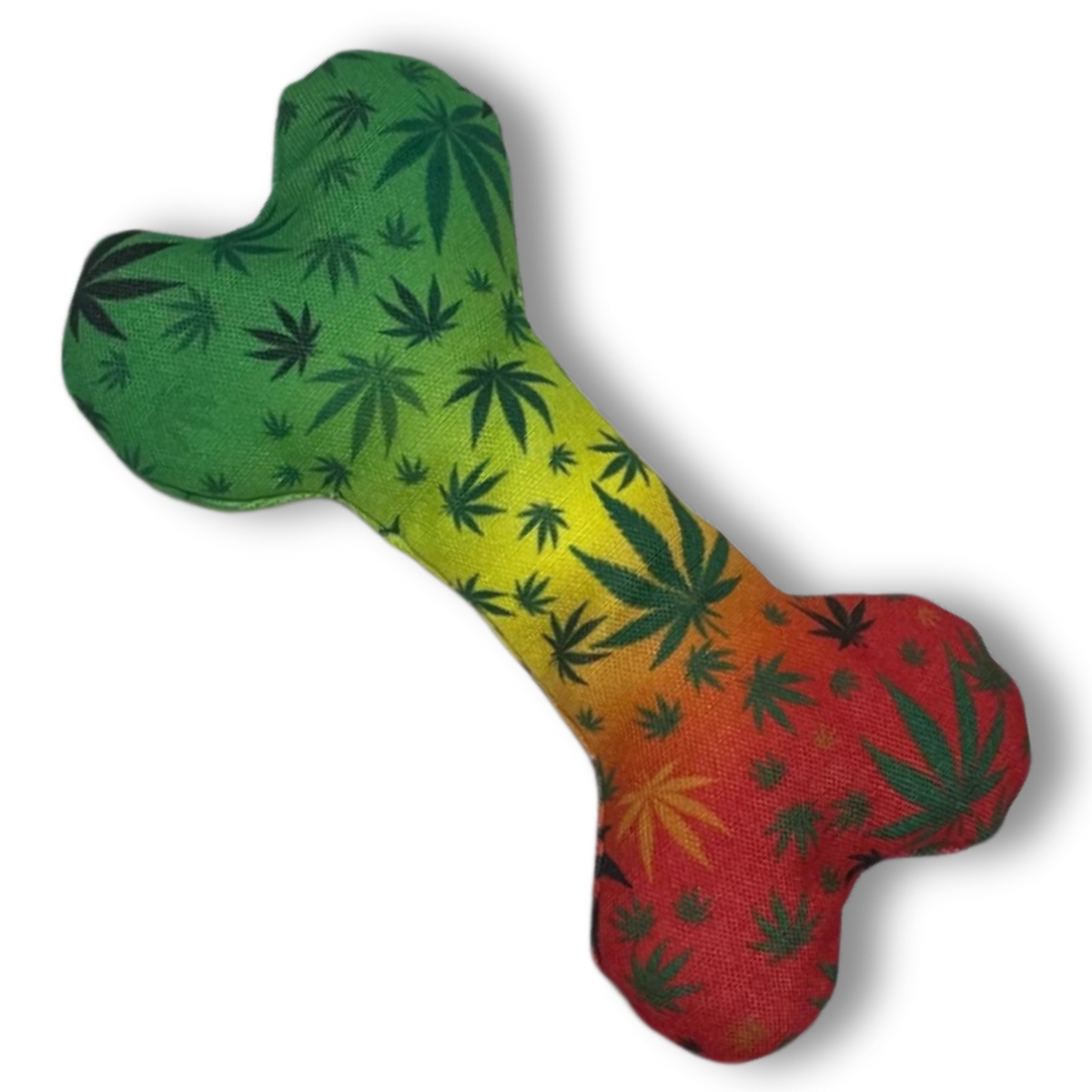 Stoned To Da Bone Canvas Squeaky Dog Toy